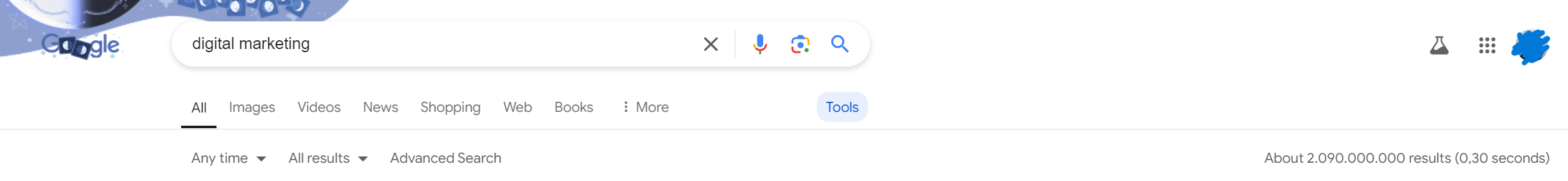 short tail keyword
